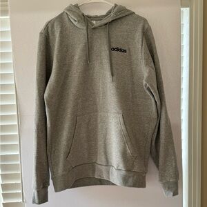 Adidas Men's Heather Gray Hoodie